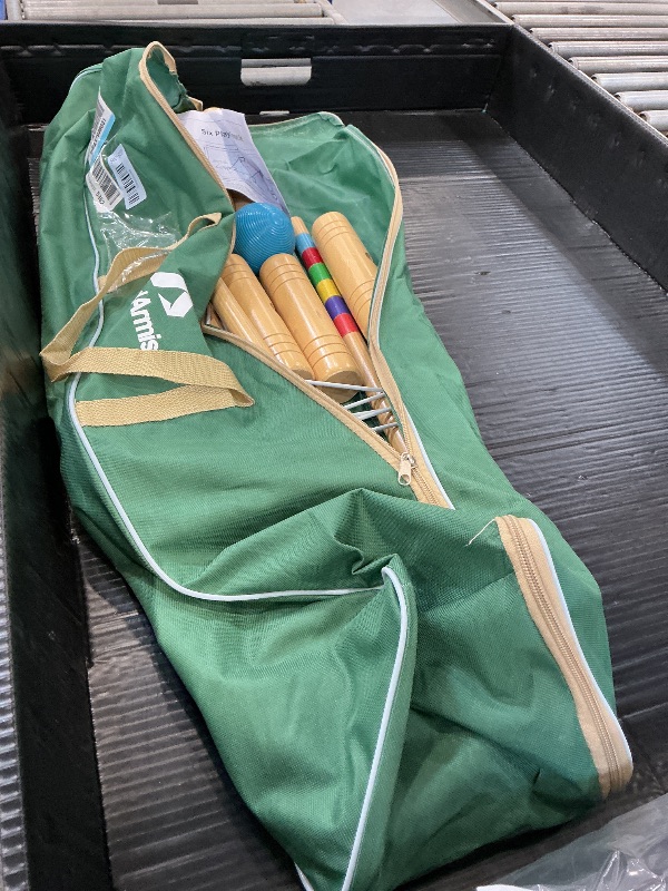 Photo 1 of ApudArmis Six Player Croquet Set, 28'' Mallets
