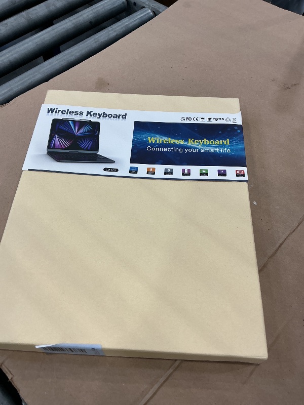 Photo 1 of KBCASE Keyboard Case for iPad Air 13"/Pro 12.9", Light Purple