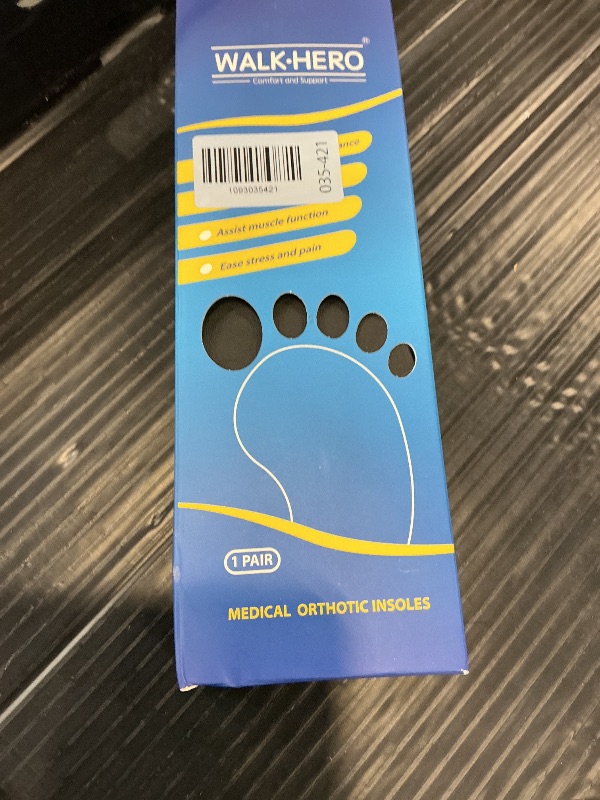 View 2 of WalkHero Plantar Fasciitis Insoles, Arch Support Inserts for Pain Relief