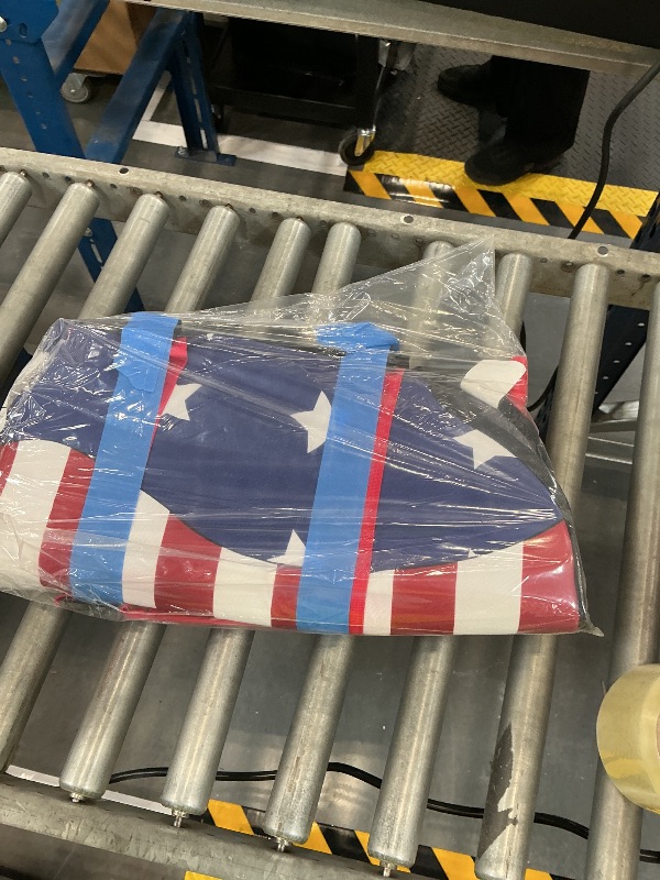 Photo 1 of Malier Dog Life Jacket, Ripstop American Flag Dog Life Vest for Swimming Boating, Shark Puppy Lifesaver with High Buoyancy Swimsuit for Small Medium and Large Dogs (X-Large)