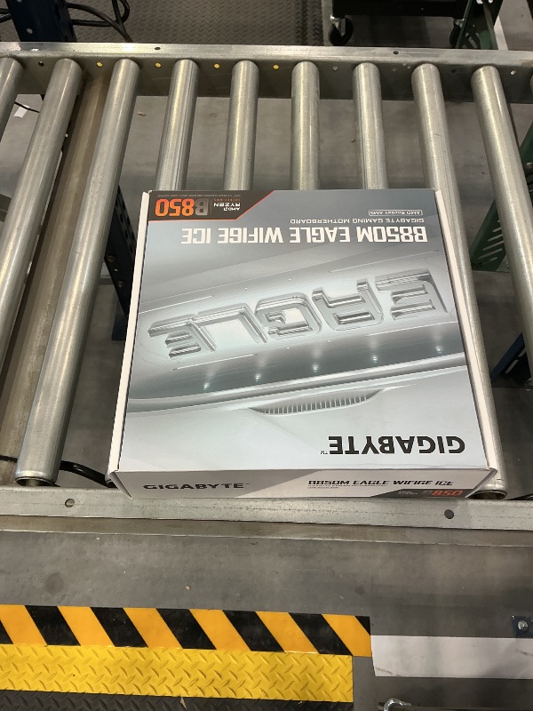 Photo 1 of GIGABYTE B850M Eagle WIFI6E ICE AMD AM5 mATX Motherboard, Support AMD Ryzen 9000/8000/7000 Series, DDR5, 8+2+2 Power Phase, 2X M.2, PCIe 5.0, USB-C, WIFI6E, 2.5GbE LAN, EZ-Latch, 3-Year Warranty