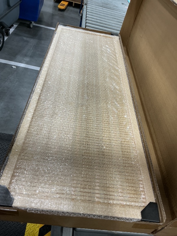 Photo 1 of Furnnylane 4 Panel Room Divider - Beige Bamboo, 3.95 FT Tall