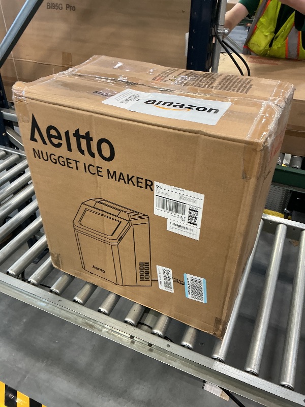 Photo 1 of Aeitto Nugget Ice Maker Countertop - 55lbs/24H, Silver