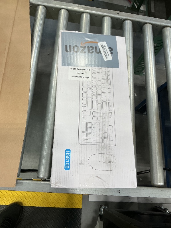 Photo 1 of RECCAZR Wireless Keyboard and Mouse Combo (Latte Color)