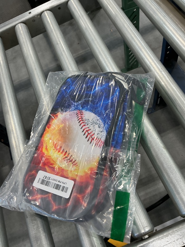 Photo 1 of Jabijeo Baseball Pencil Case with 3 Compartments