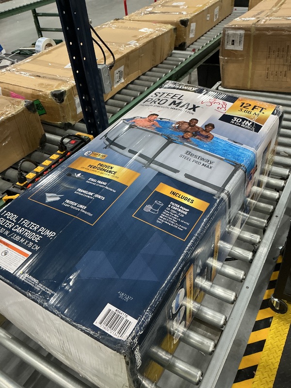 Photo 1 of Bestway 56417 Steel Pro Above Ground, 12ft x 30 Inch | Frame Swimming Pool with Filter Pump