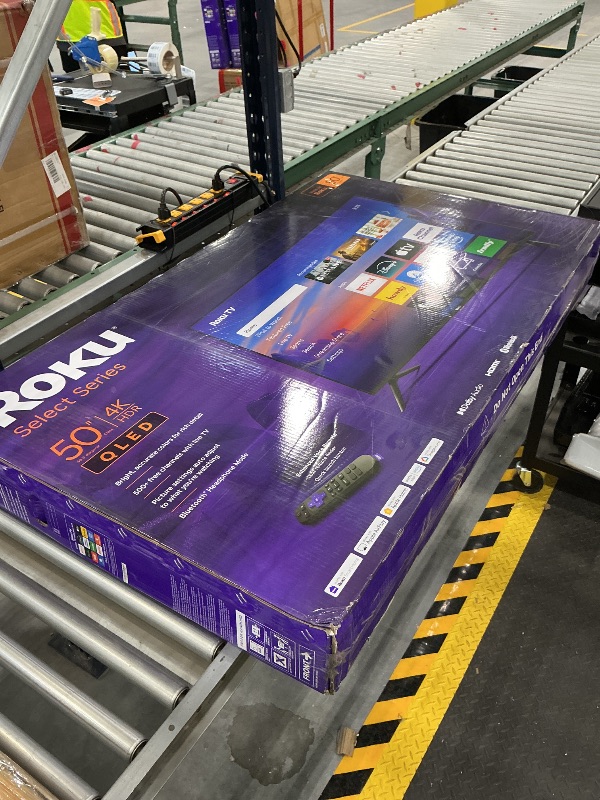Photo 1 of Roku 50-Inch Select Series Smart TV 2026-4K QLED TV - Roku TV