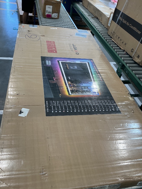 Photo 1 of LOAAO 84" x 40" RGB LED Bathroom Mirror