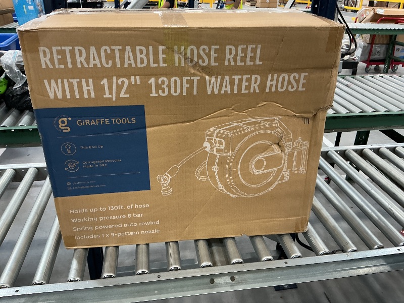 Photo 1 of Giraffe Tools Garden Retractable Hose Reel - 1/2" 130FT