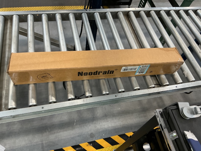 Photo 1 of Neodrain 28-Inch Linear Shower Drain-Brushed,with Tile Insert Grate
