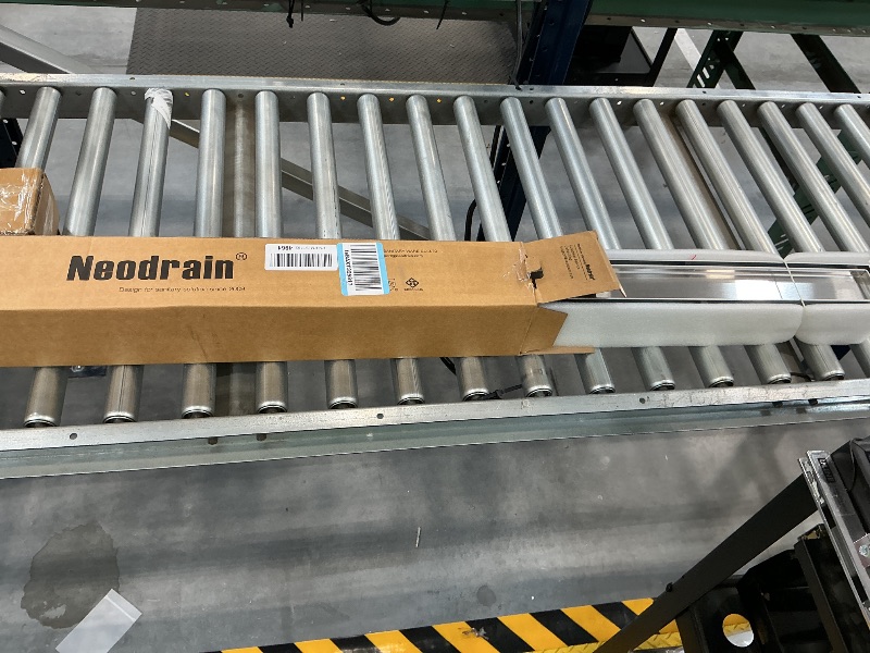 Photo 1 of Neodrain 28-Inch Linear Shower Drain-Brushed,with Tile Insert Grate