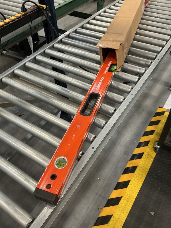 Photo 1 of Klein Tools 80203 Level Set, 3-Piece, 8, 24, and 48-Inch Magnetic Torpedo and Box Level Bundle, Aluminum Body, High Visibility Vials, V-Groove and Magnet Track