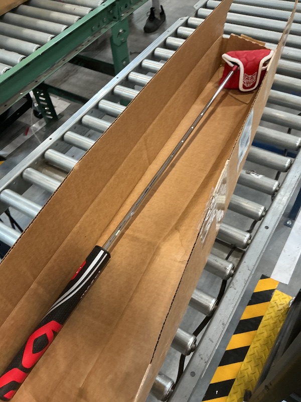 Photo 1 of MAZEL Tour GS Men's Golf Putter,Right Handed,Golf Head Cover Included (GS3,Red Head,Red Grip, 35")