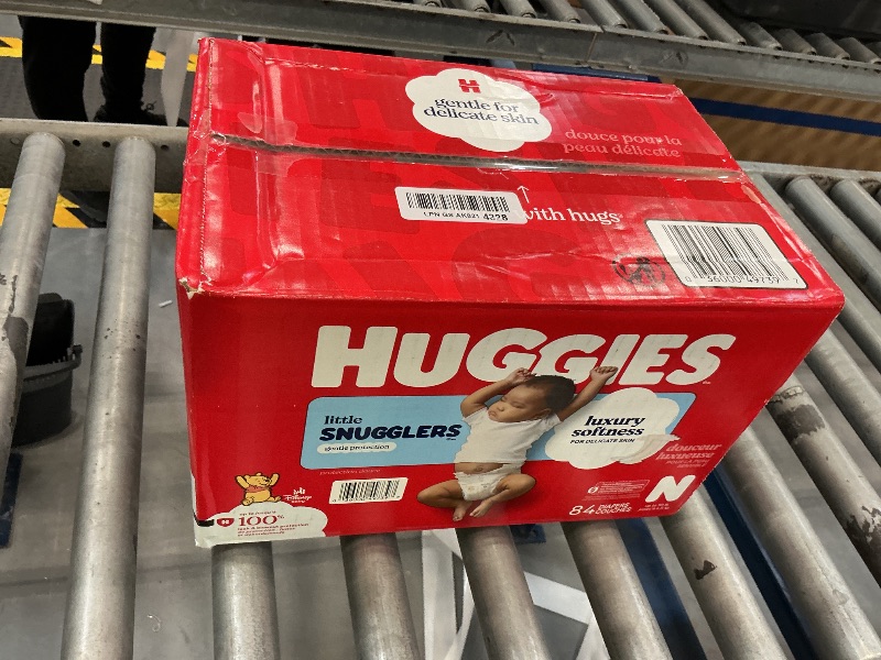Photo 1 of Huggies Little Snugglers Newborn Diapers, 84 Count