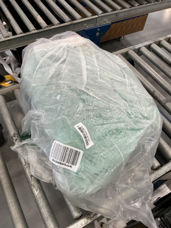 Photo 1 of Kigley Inflatable Sofa Transparent Air Couch, Double Seat, Green
