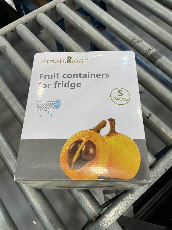 Photo 1 of 5 PCS Large Fruit storage Containers for Fridge ,Food Storage Containers