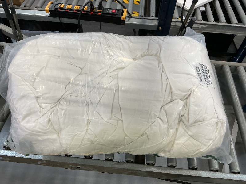 View 2 of APSMILE Oversized King Down Feather Comforter - 120x98 Ivory White