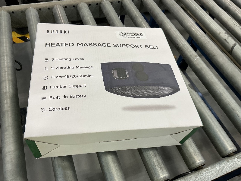Photo 1 of Cordless Heating Pad for Back with Massager, Wearable Portable Lower Back