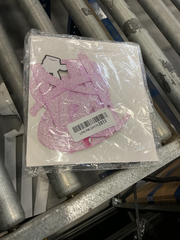 Photo 1 of GZDUCK Pink Mouse Birthday Banner