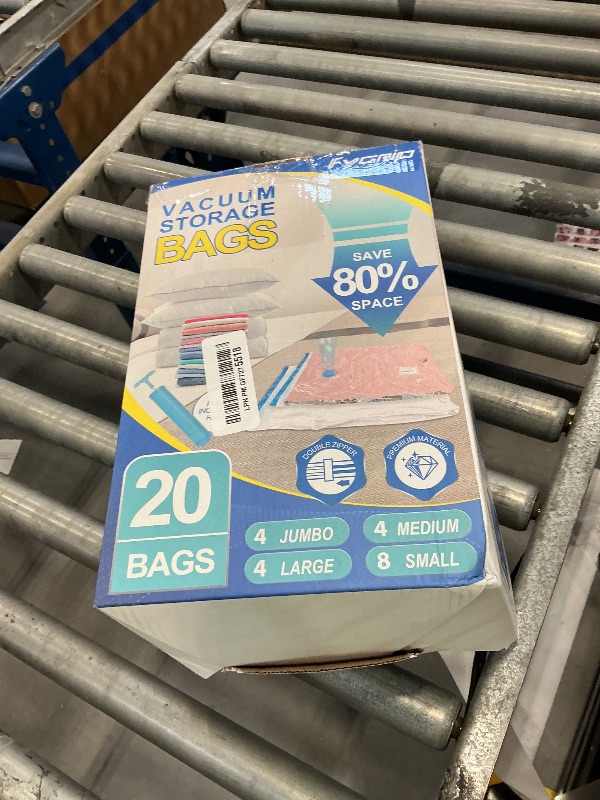 Photo 1 of Fygrip Vacuum Storage Bags, 20 Combo