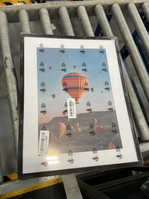 Photo 1 of QOTIB 13x17 Inch Picture Frame with 10x14 Mat, Black