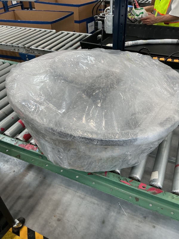 Photo 1 of Newtay 27.5" Disappearing Fountain Basin, 32 Gallon Hidden Water Feature Basin with Removable Grates, Heavy Duty Fountain Reservoir Supports up to 1000 Lbs for Bubbling Rock, Outdoor Landscape Garden