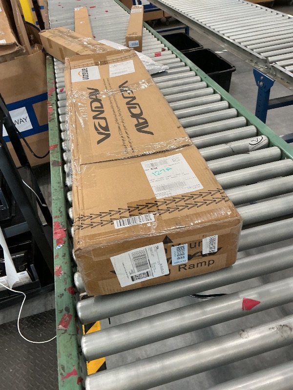 Photo 1 of VENDAV 7.5 ft Folding Aluminum Motorcycle Ramp