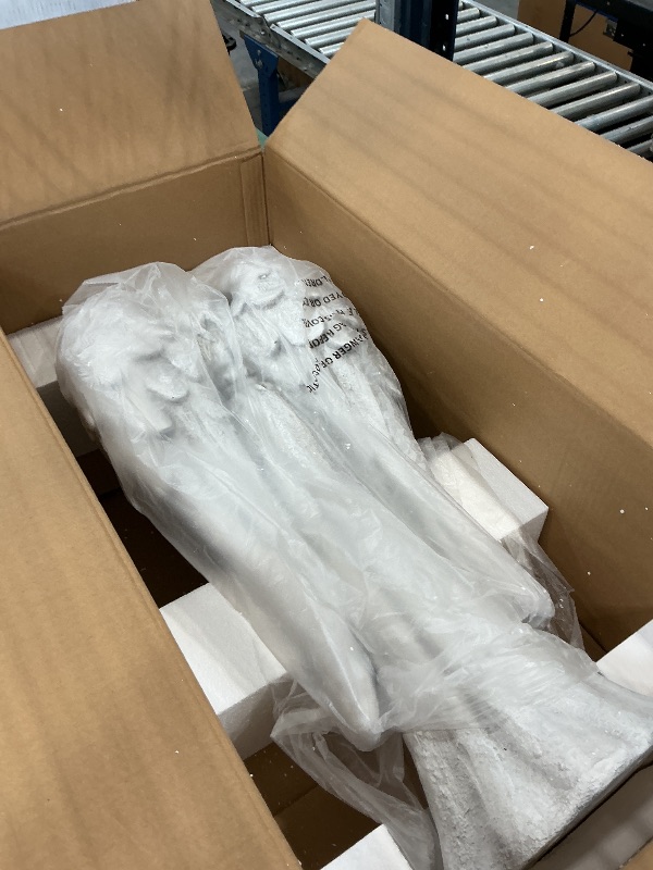 Photo 1 of JXNCJXZG Praying Angel Statue 31.1 Inch, Religious Outdoor Sculpture
