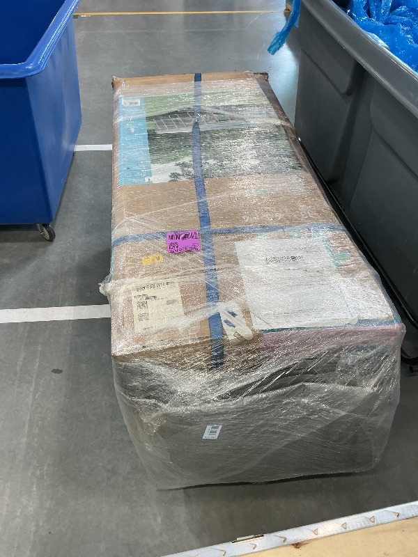 Photo 1 of MISSING PARTS *** INTEX 26769EH 13ft X 6.5ft x 48in Prism Frame Clearview Rectangular Above Ground Swimming Pool Set with 530 GPH Cartridge Filter Pump, Ground Cloth, Pool Cover