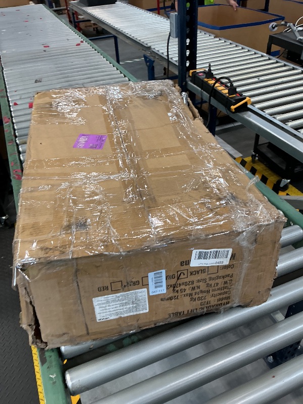 Photo 1 of VEVOR Hydraulic Lift Table Cart, 500 lbs Capacity, Orange