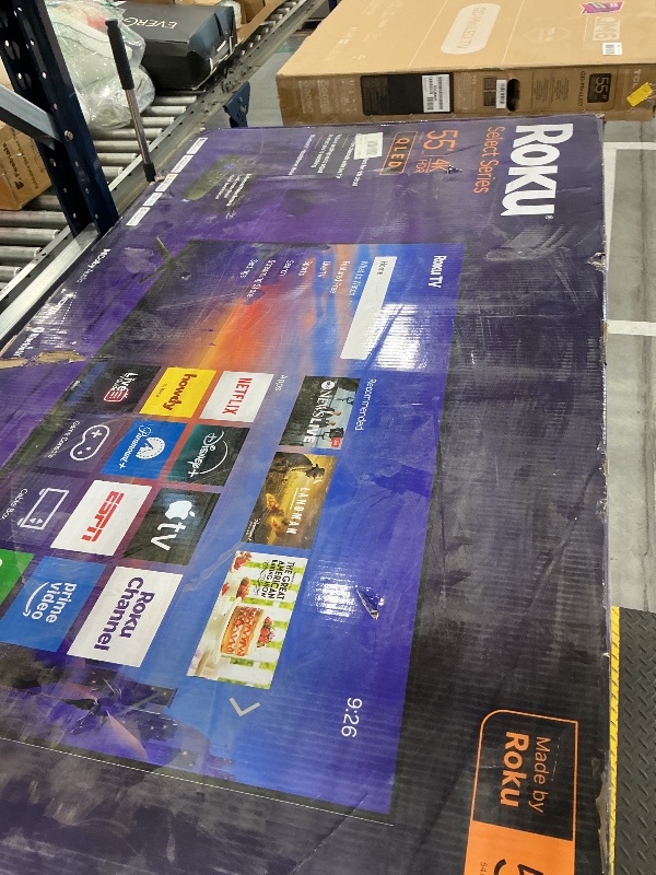 Photo 1 of Roku 55" Select Series 4K QLED Smart TV