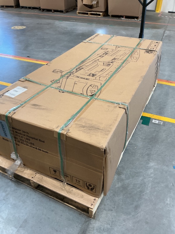 Photo 1 of Fuzren Full Electric 5-Function Hospital Bed with Mattress