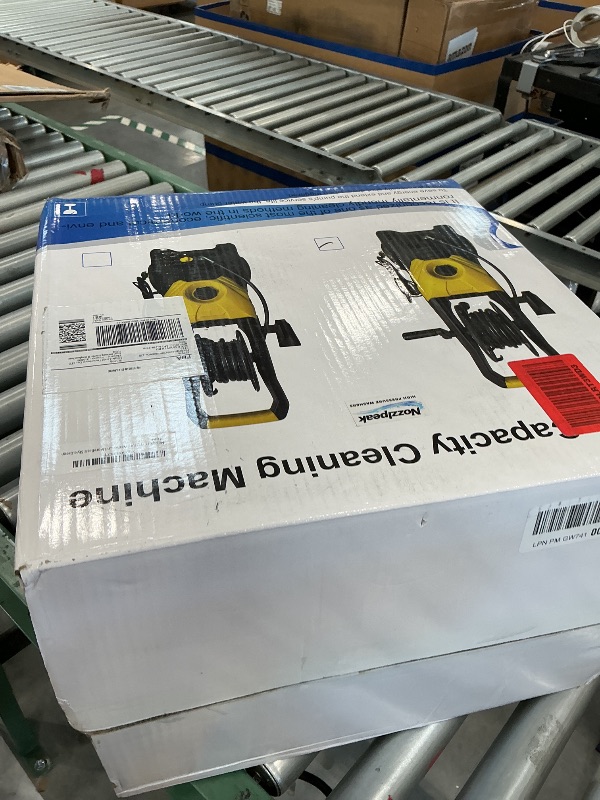 Photo 1 of Nozzlpeak 2600 PSI Max Electric Pressure Washer, Hose Reel, Green