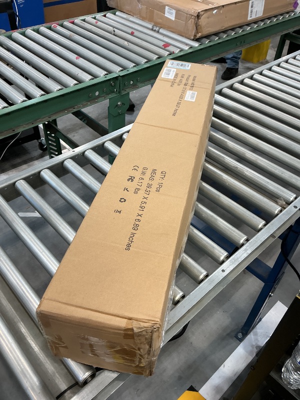 Photo 1 of Glimchase 37.6" LED Linear Island Light, Walnut