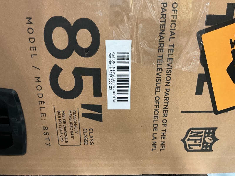 Photo 1 of TCL 85" T7 4K QLED Google TV with 144Hz Gaming (85T7) (FACTORY SEALED)