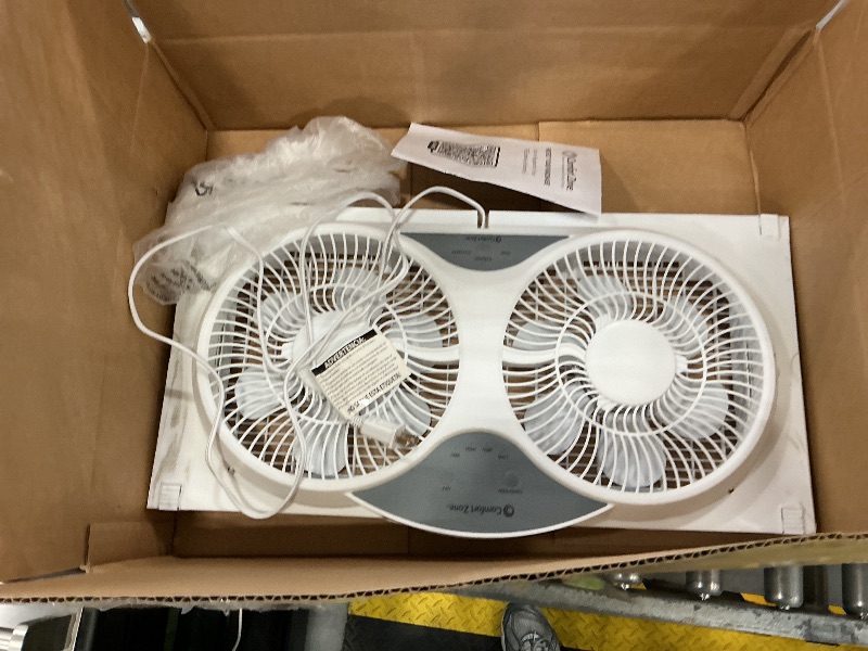 View 2 of shinic Window Fan, 9-Inch Blades, Reversible Airflow, 3 Speeds