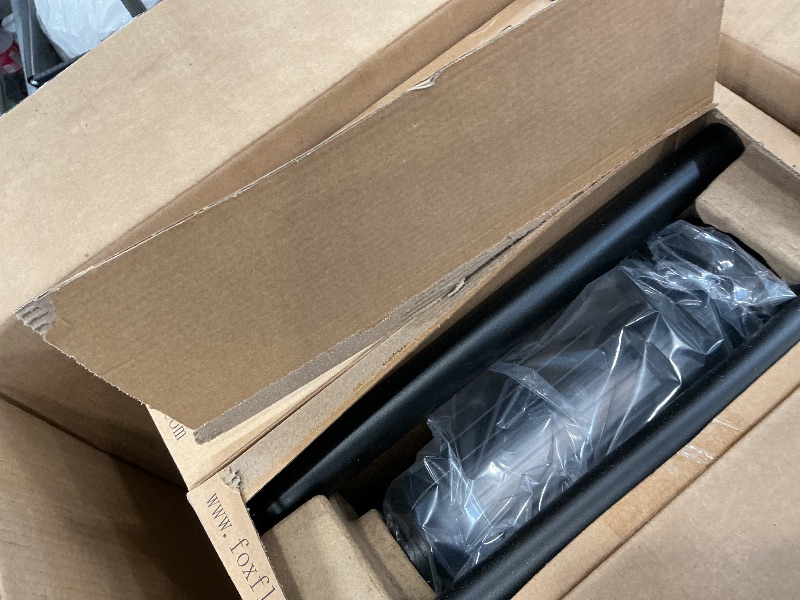 Photo 1 of FoxFlame Metal Solar Torch Lights - Matte Black
