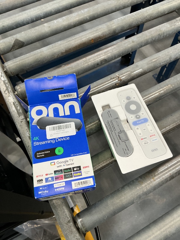 Photo 1 of ONN Android TV 4K UHD Streaming Device with Voice Remote