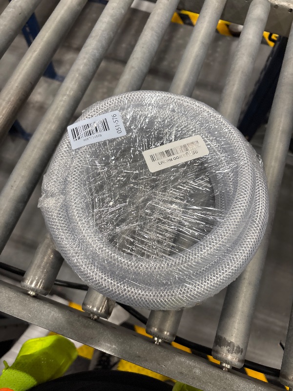 Photo 1 of JUNZHIDA Braided Clear PVC Tubing 3/4" ID, 10ft