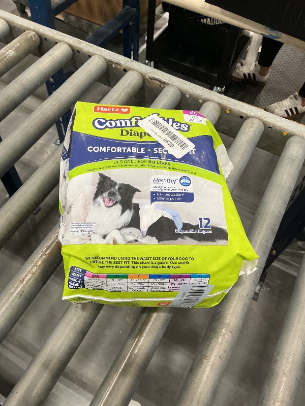Photo 1 of Hartz Comfitables Disposable Dog Diapers, Large, 12 Count