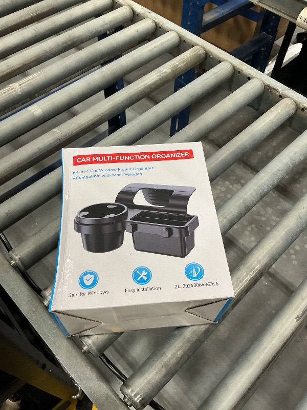 View 2 of Sun Walker Car Window Storage Organizer with Cup Holder