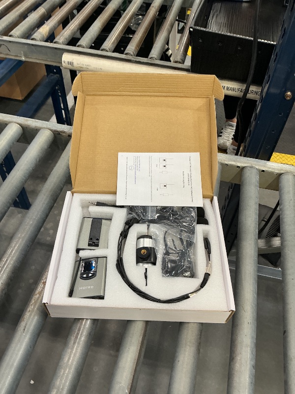 Photo 1 of HOTEC Wireless Lavalier Microphone System with 2 Headsets & 2 Lapels