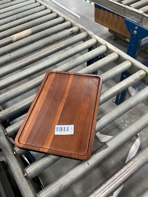 Photo 1 of Charmlife Acacia Wood Serving Tray - 13"x9" Rectangular
