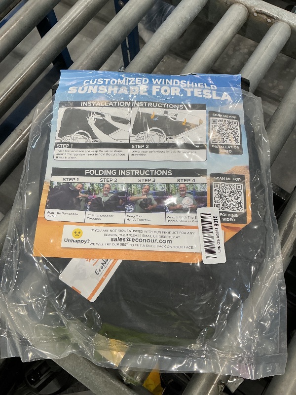 Photo 1 of EcoNour Windshield Sun Shade Compatible with Tesla Model 3 & Model Y