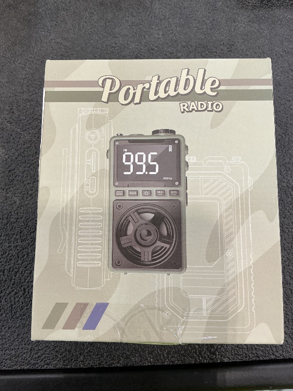 Photo 1 of Bluetooth AM FM Shortwave Radio with NOAA Weather Alert,1250mAh Rechargeable Portable Pocket Radio with Best Reception,5W Big Speaker, Digital Tuner and Earphone,Support SD Card and USB MP3 Player