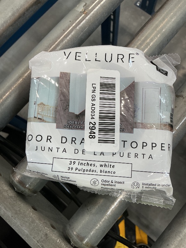 Photo 1 of Vellure Door Draft Stopper - White