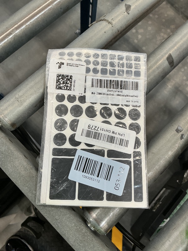 Photo 1 of JIEHENG Light Blocking Stickers, White/Black, 2 Sheets