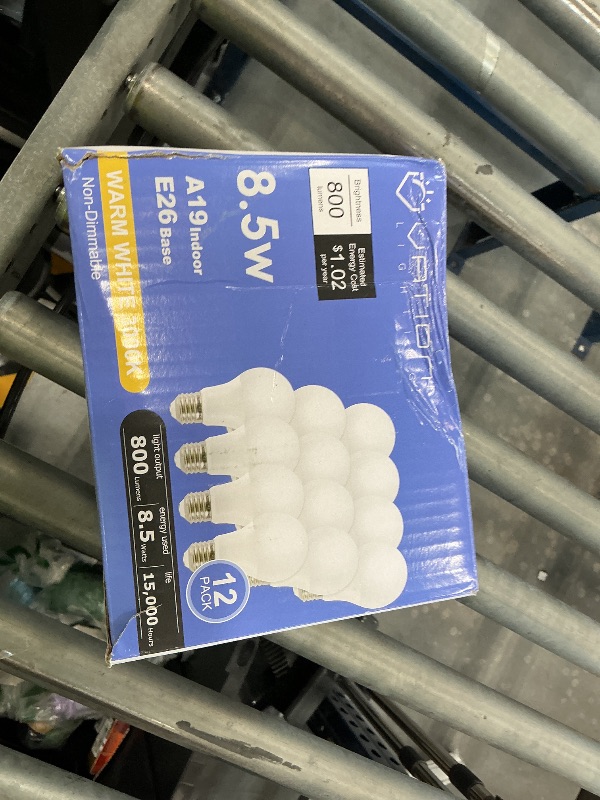 Photo 1 of VATION LIGHTING A19 LED Light Bulbs, 12 Pack