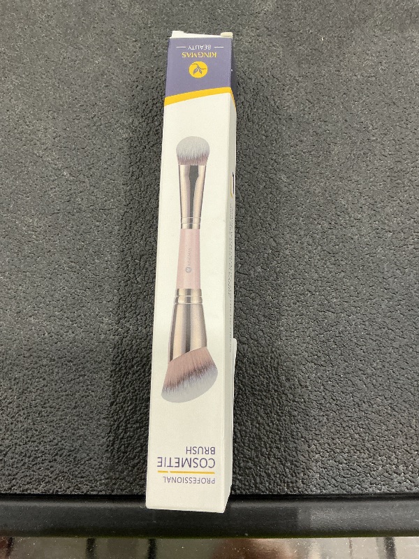 Photo 1 of KINGMAS Foundation Brush, Dual-Ended Angled Concealer Makeup Brush