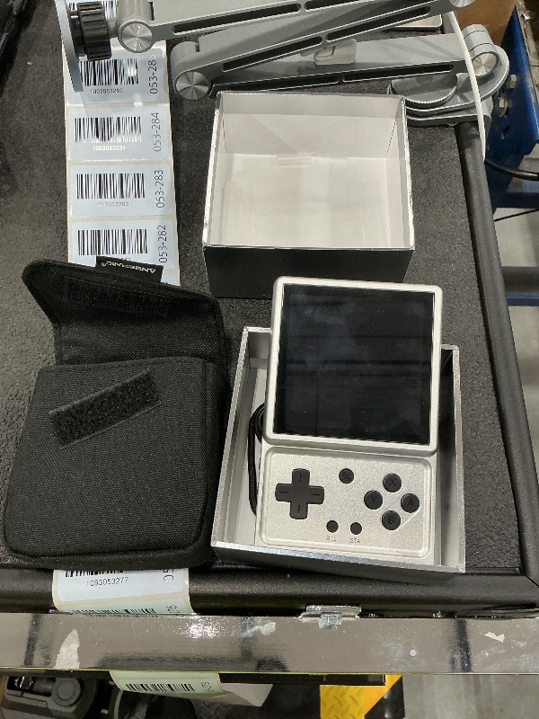 Photo 1 of RG Rotate Retro Handheld Game Console Android 12 System Console with 3.5 inch Swivel Screen Unisoc T618 Chip 3GB+32GB, 2000mAh Aluminum Alloy Body with RG Rotate Carrying Case Bag